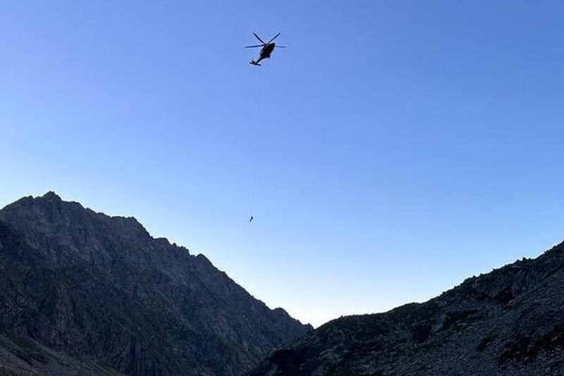 Soccorso Alpino Valdostano recupera uno scialpinista morto