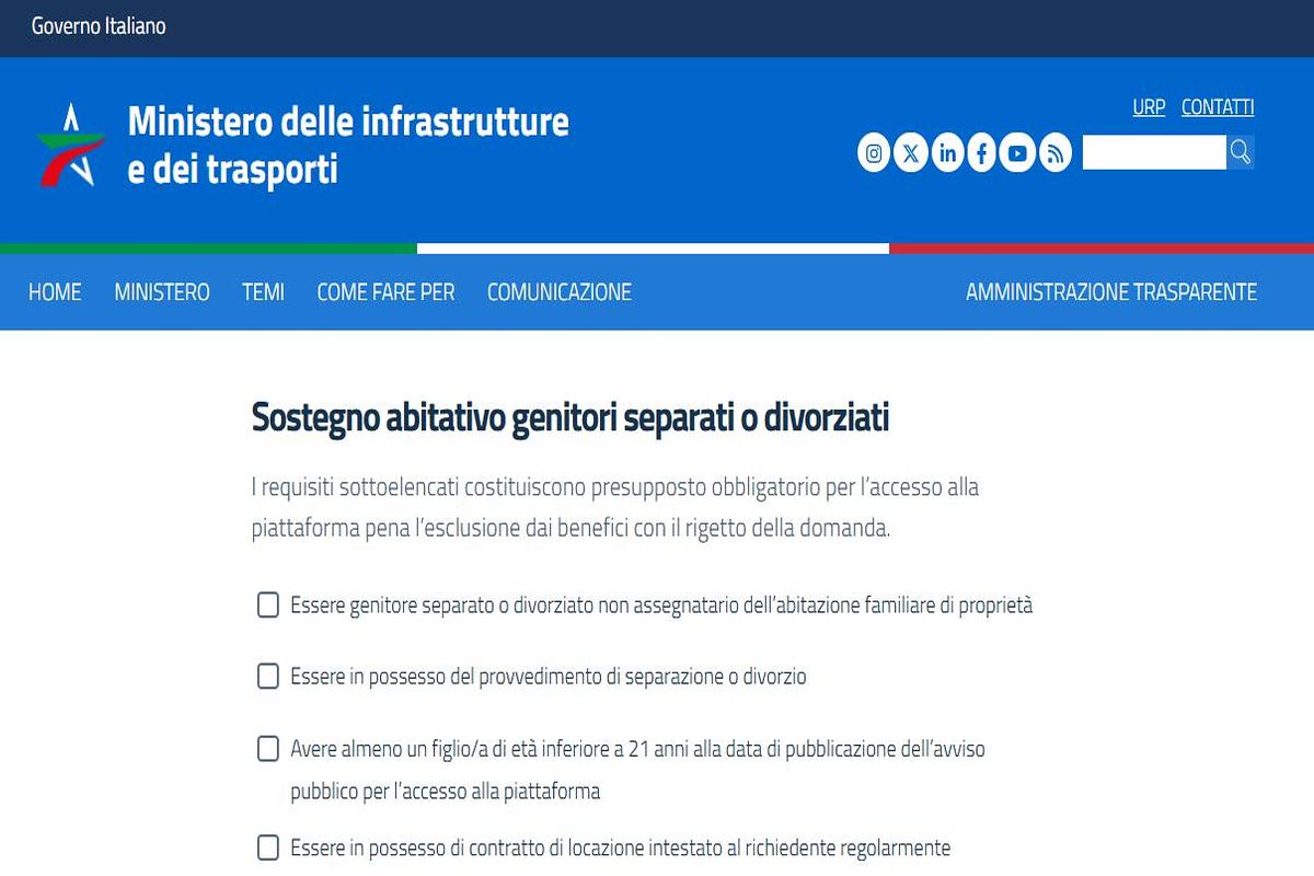 Bonus affitto per genitori separati e divorziati: urge una proroga per la presentazione delle domande