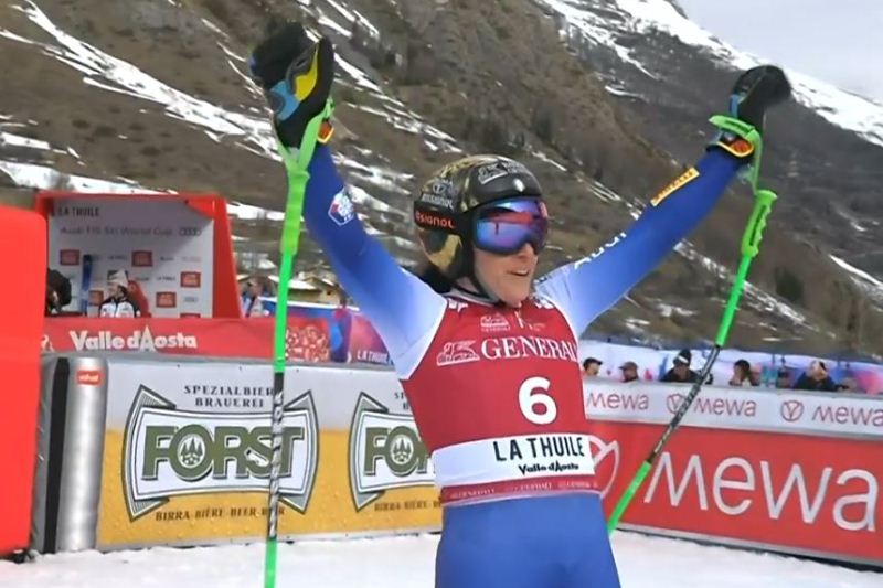 Brignone vince a La Thuile: più vicina la Coppa del mondo 2025