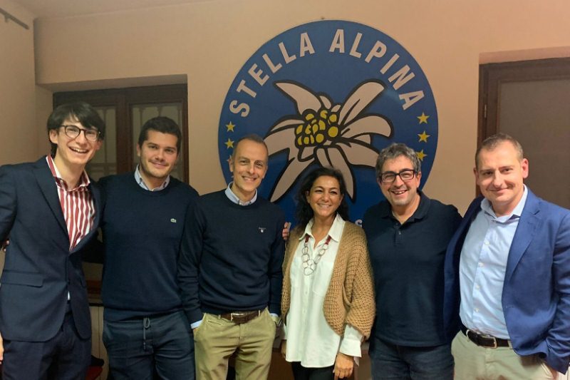 Il nuovo direttivo della sezione di Aosta di Stella Alpina