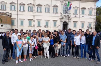 Una delegazione di studenti valdostani a Roma per l'inaugurazione dell'anno scolastico - VIDEO