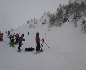Un super team di snowboarder americani a Gressoney