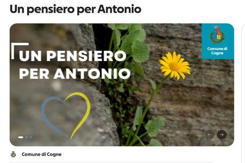 Raccolta fondi per Antonio