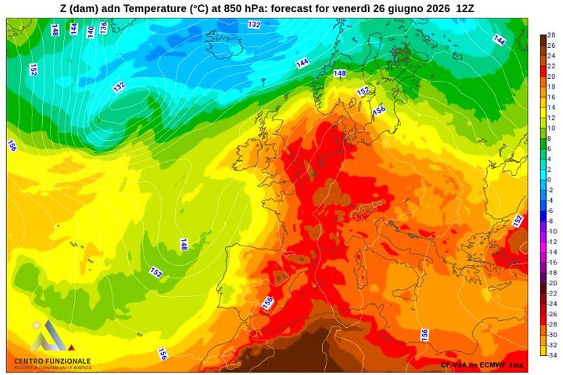 Mappa delle temperature