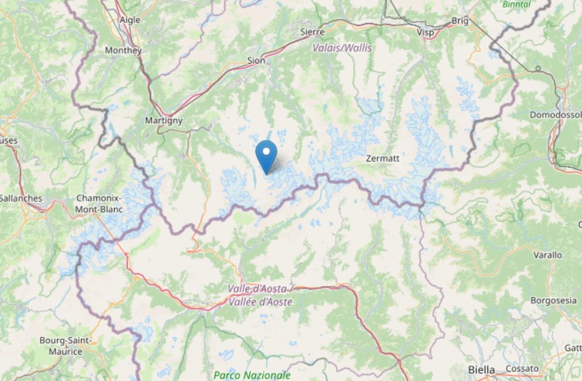 Scossa di terremoto avvertita in Valle d'Aosta