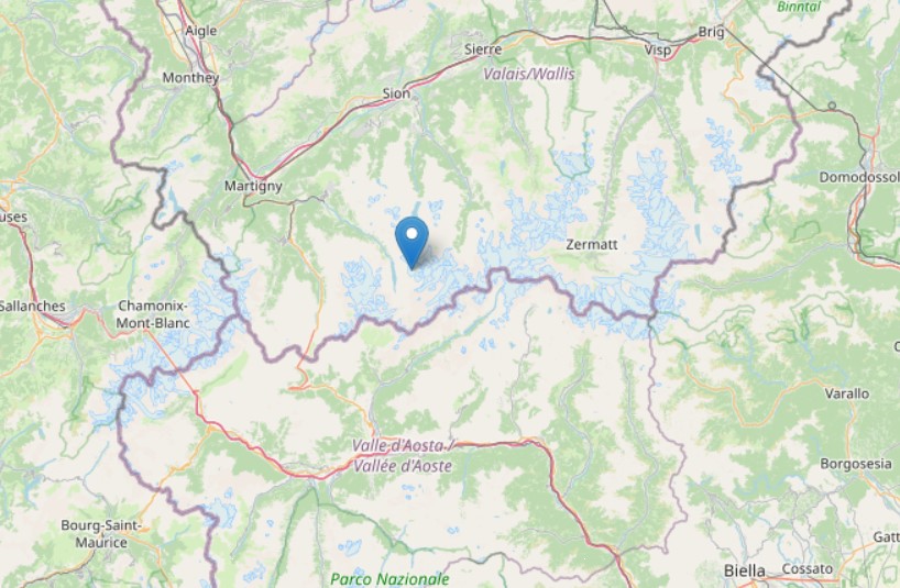 Scossa di terremoto avvertita in Valle d'Aosta