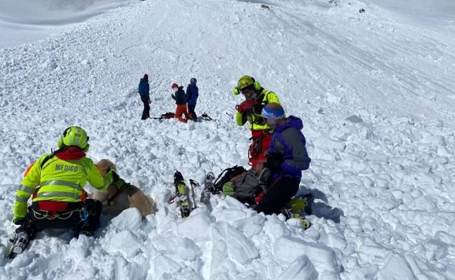 Valanga al Col Fourchon