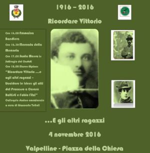 Valpelline ricorda i caduti di tutte le guerre