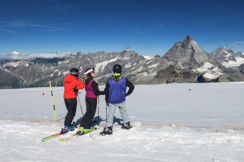 Sci estivo a Cervinia