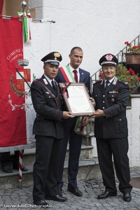 Verrès ha consegnato ai Carabinieri la cittadinanza onoraria