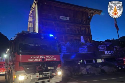 Vigili del fuoco intervengono a Cervinia