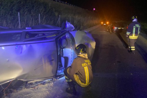 Incidente a Champdepraz (foto Corpo valdostano Vigili del fuoco)