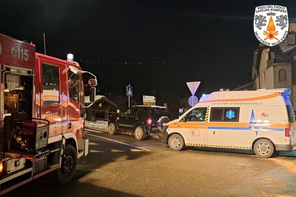 Incidente stradale a Saint-Christophe