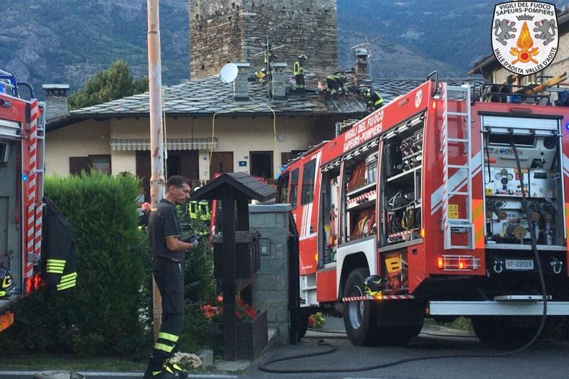 Incendio al Tour de Villa