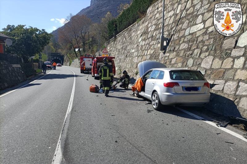 Incidente stradale a Châtillon