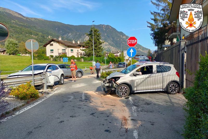 Incidente stradale a Morgex