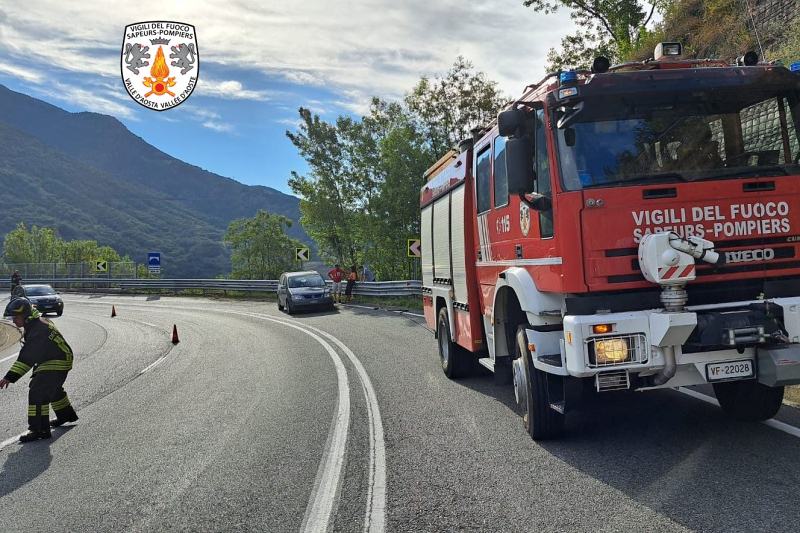 Incidente stradale sulla SS27