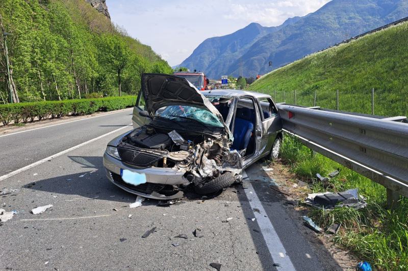 Incidente stradale a Verrès