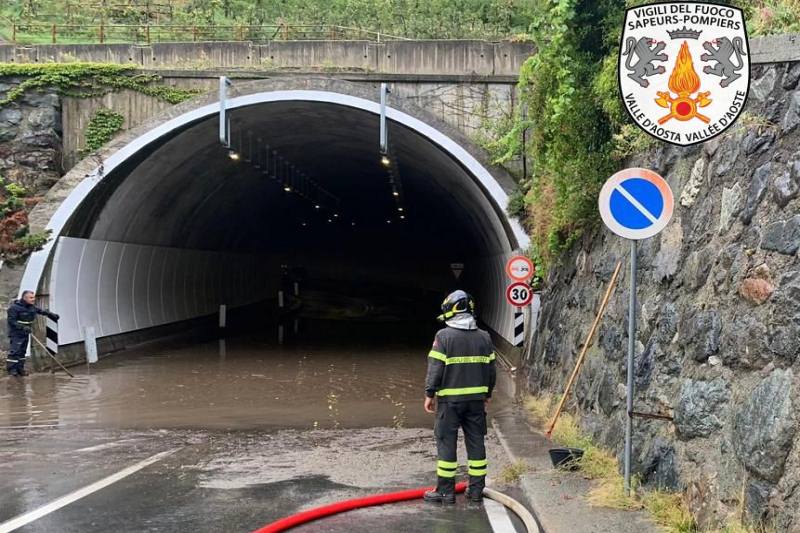 Sottopasso allagato