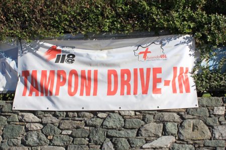 Tamponi Drive-in di Aosta
