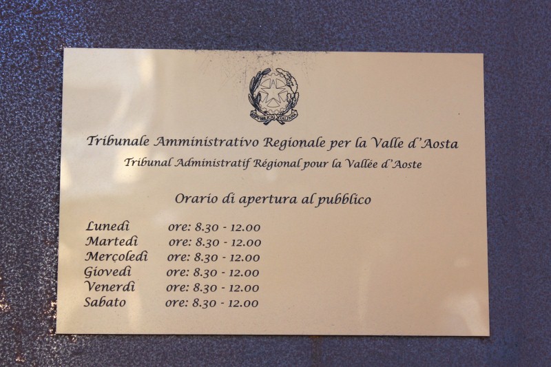 TAR della Valle d'Aosta