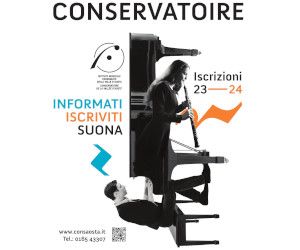 Conservatoire - Iscrizioni aperte