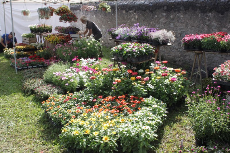 Ad Aymavilles la 4a edizione della mostra mercato Marché aux Fleurs