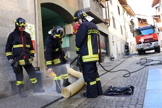 Chambave, 12 evacuati per una fuga di gas