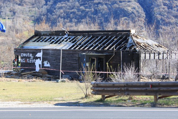 Incendio Bar Punto informazioni