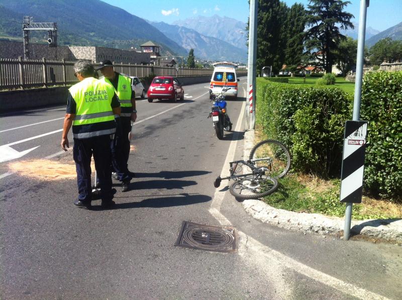incidente portogruaro fra moto e bicicletta