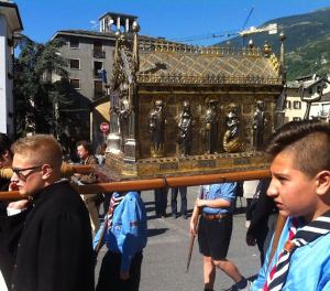 Aosta accoglie la processione di San Grato