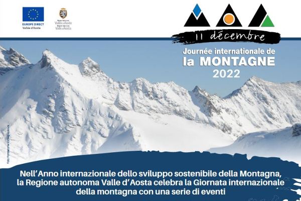Giornata Internazionale della Montagna 2022: ciclo di eventi in Valle d'Aosta