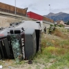 Incidente stradale ad Aosta, autotreno finisce nel cantiere dell'ospedale