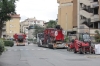Proseguono i lavori preparatori per la demolizione dei grattacieli del quartiere Cogne