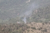 Gressan, incendio sulla morena: interviene l'elicottero