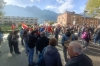 Aosta, in centinaia al presidio in piazza per la Palestina
