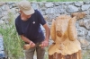 Cinque artigiani trasformano Oyace in un laboratorio di scultura