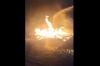 Incendio a Pontey, in fiamme una catasta di legna