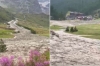 Forte temporale in quota, torrenti esondati a Breuil Cervinia