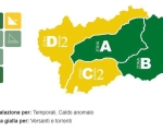 Meteo, allerta gialla per frane e torrenti in Valle d'Aosta