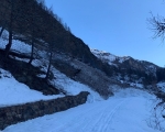 Meteo, allerta valanghe e rischio frane sulla Valle d'Aosta