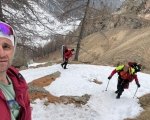 Scialpinista soccorso nella zona del rifugio Emanuele Vittorio II