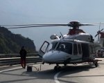 Incidente stradale a Valtournenche, due giovani elitrasportati ad Aosta